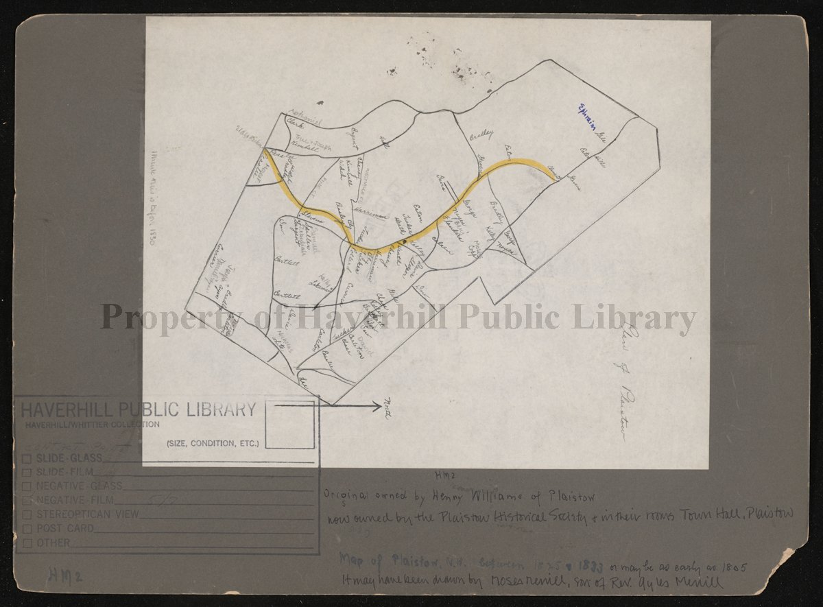 Maps of Plaistow, New Hampshire Print, Photographic Haverhill