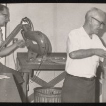 Workers at Lawrence J. Ewing Shoe Patterns, Haverhill