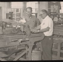 Workers at Lawrence J. Ewing Shoe Patterns, Haverhill