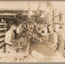 Herbert S. Collins shoe factory, Martin Collins & workers, 1918
