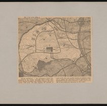 Greater Haverhill Space Center Task Force map of NASA site, Haverhill, 1963