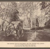 G.A.R. Park with Spanish-American War Veterans' cannon, Haverhill