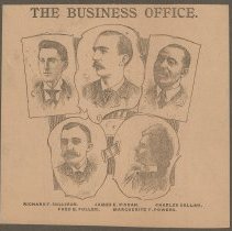 Haverhill Gazette, portraits of business officers, Haverhill, 1898
