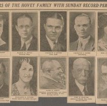 Hovey family members and staff, Haverhill Sunday Record, Haverhill, 1932