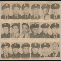 Haverhill Police Department, eighteen officers, Haverhill, 1962