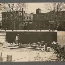 Post Office, construction, Washington Square, Haverhill, 1930