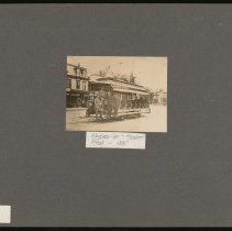 Streetcar at Monument Street, Haverhill, ca. 1895