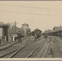 Bridge over Washington Street soon after completion, 1907-1908