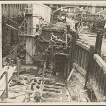 Section of complete wall, rear Mitchell & Company, 1937