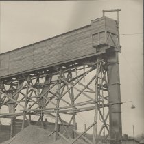 Gravel and sand elevator, 1937