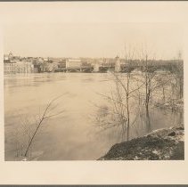 Haverhill Bridge west side from Bradford, 1936