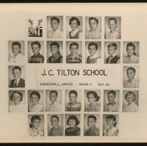 Tilton School fifth grade class, c. 1957