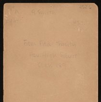 Fred Smith, Haverhill High School, Class 1890 - verso