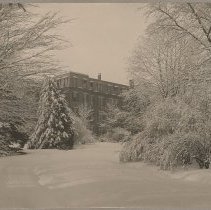 Bradford Academy in the snow