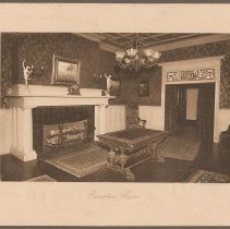 Bradford Academy, reception room, c. 1910