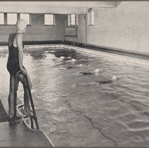 Bradford Junior College, swimming pool, 1940