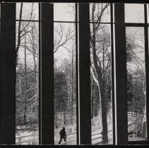 Bradford Junior College, Lake Tupelo bridge from the library, c. 1975