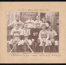 Haverhill High School baseball team, 1896