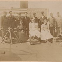 Steamer Merrimack crew