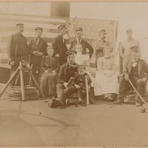 Steamer Merrimack crew