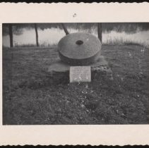 Hannah Duston's landing place millstone monument