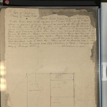 Untitled map - partial survey on Moraga Ranch