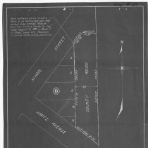 Plat of County road to be abandoned in the town of Danville