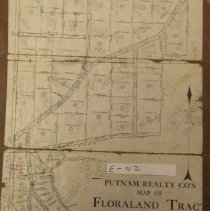 Putnam Realty Co's Map of Floraland Tract, Walnuit Creek