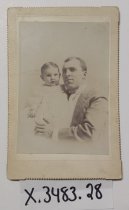 x.3438.28  Man and baby - unidentified