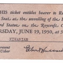 Unveiling of the Elbert Hubbard Statue