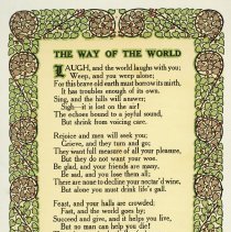 The Way of the World