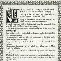 He that dwelleth in the secret place of the Most High...