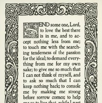 Send some one, Lord...