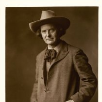Elbert Hubbard wearing hat