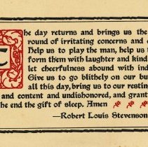 The day returns and brings the petty round of...