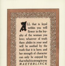 All that is loyal within you...