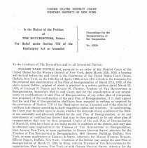 The Roycrofters petition for bankruptcy relief