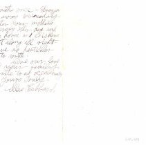 1 page letter from Silas Hubbard to Mary Hubbard Heath