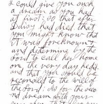 3 page letter from Silas Hubbard to Mary Hubbard Heath