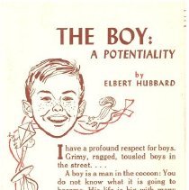 The Boy: A Potentiality