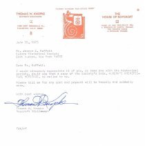 Letter from Thomas Knopke to Warren Moffett