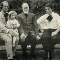 Slias, Elbert and Bert Huybbard with Lynette.