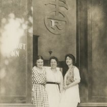 Lillian Hawley Gerhart with two other women.