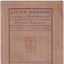 Little Journeys to the Homes of Great Musicians: Nicola Paganini