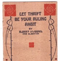 Let Thrift Be Your Ruling Habit