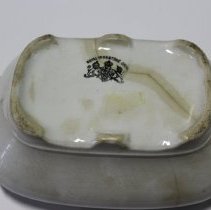 Ironstone Serving Dish, bottom view