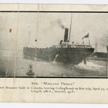 Steamer "Midland Prince", 1907