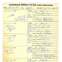 Smart Bros.Chipman Spray and Record: Poplar Orchard, 1969. B