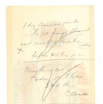 back of Georgian Bay Brand Label for Smart Bros. Ltd.