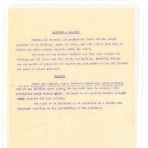 Specifications List for a Fruit House for Smart Bros.